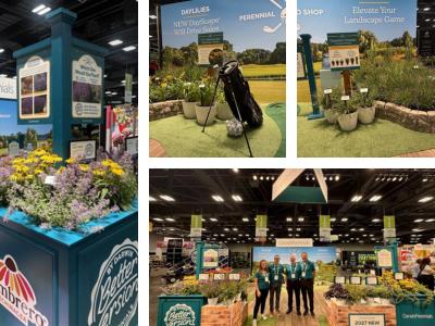 Collage of booth photos from Cultivate'26